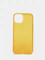 Оранжевый чехол для iPhone 13 / 13 Pro / 13 Pro Max силиконовый, неоновый, плотный, прозрачный