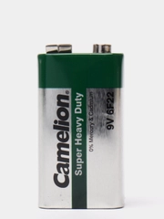 Батарейка крона 6F22 9V Camelion квадратная
