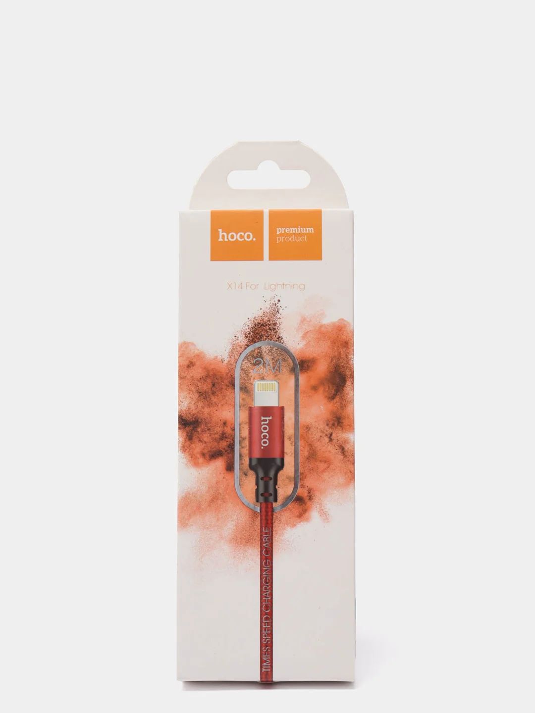 Красный кабель HOCO X14 Lightning, Micro-USB для android Type-C