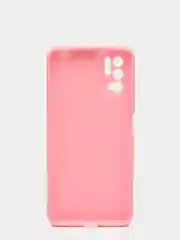 Розовый чехол силиконовый Xiaomi Redmi Note 10T / POCO M3 Pro, матовый, цветной