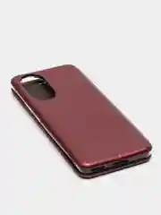 Багровый чехол-книжка Huawei Honor 50, Nova 9 (Хуавей Хонор 50, Нова 9)