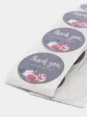 Серый наклейки спасибо, хендмейд, Handmade, Thank You, Thanks (набор из 20 шт) ручная работа