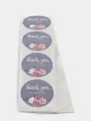 Серый наклейки спасибо, хендмейд, Handmade, Thank You, Thanks (набор из 20 шт) ручная работа