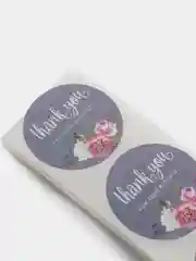 Серый наклейки спасибо, хендмейд, Handmade, Thank You, Thanks (набор из 20 шт) ручная работа