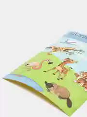 Лесной зеленый наклейки-стикеры для ежедневника.  Бумажные наклейки для творчества, 72 вида