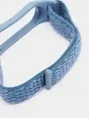 Голубой нейлоновые ремешки для фитнес-браслетов Xiaomi Mi Band 3, Mi Band 4, Mi Band 5