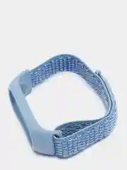 Голубой нейлоновые ремешки для фитнес-браслетов Xiaomi Mi Band 3, Mi Band 4, Mi Band 5