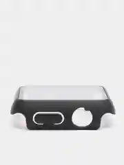 Черный бампер с защитным стеклом для Apple Watch 38/40/41/42/44/45/49