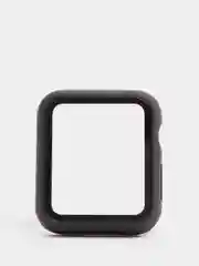 Черный бампер с защитным стеклом для Apple Watch 38/40/41/42/44/45/49