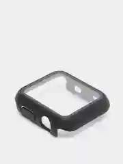 Черный бампер с защитным стеклом для Apple Watch 38/40/41/42/44/45/49
