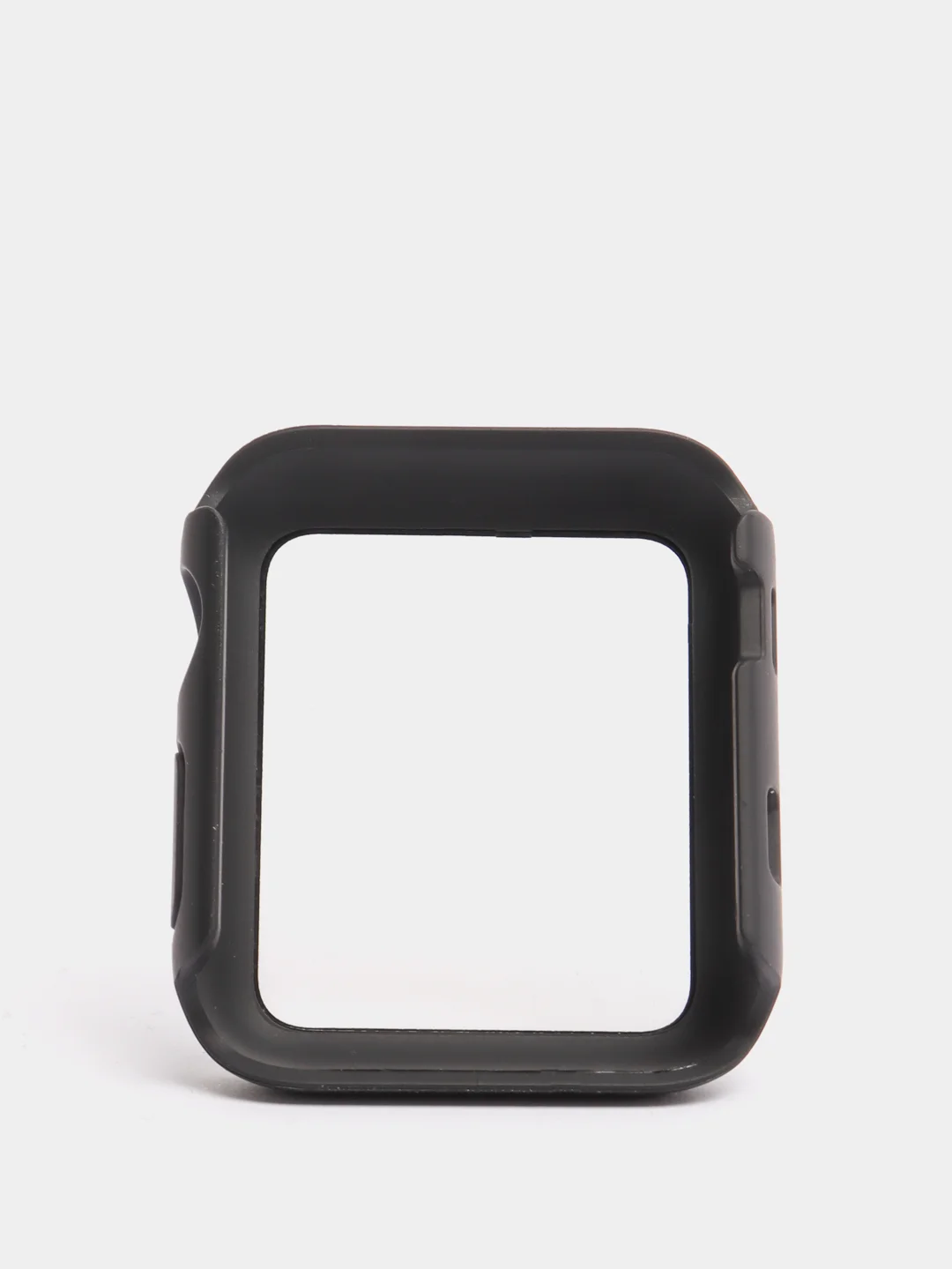 Черный бампер с защитным стеклом для Apple Watch 38/40/41/42/44/45/49