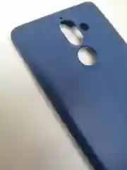 Алый чехол для Nokia 6 2018/7 plus, силиконовый, однотонный