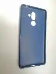 Алый чехол для Nokia 6 2018/7 plus, силиконовый, однотонный