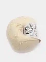 Кремовый пряжа YarnArt Baby cotton, 50 г, 165 м, акрил и хлопок
