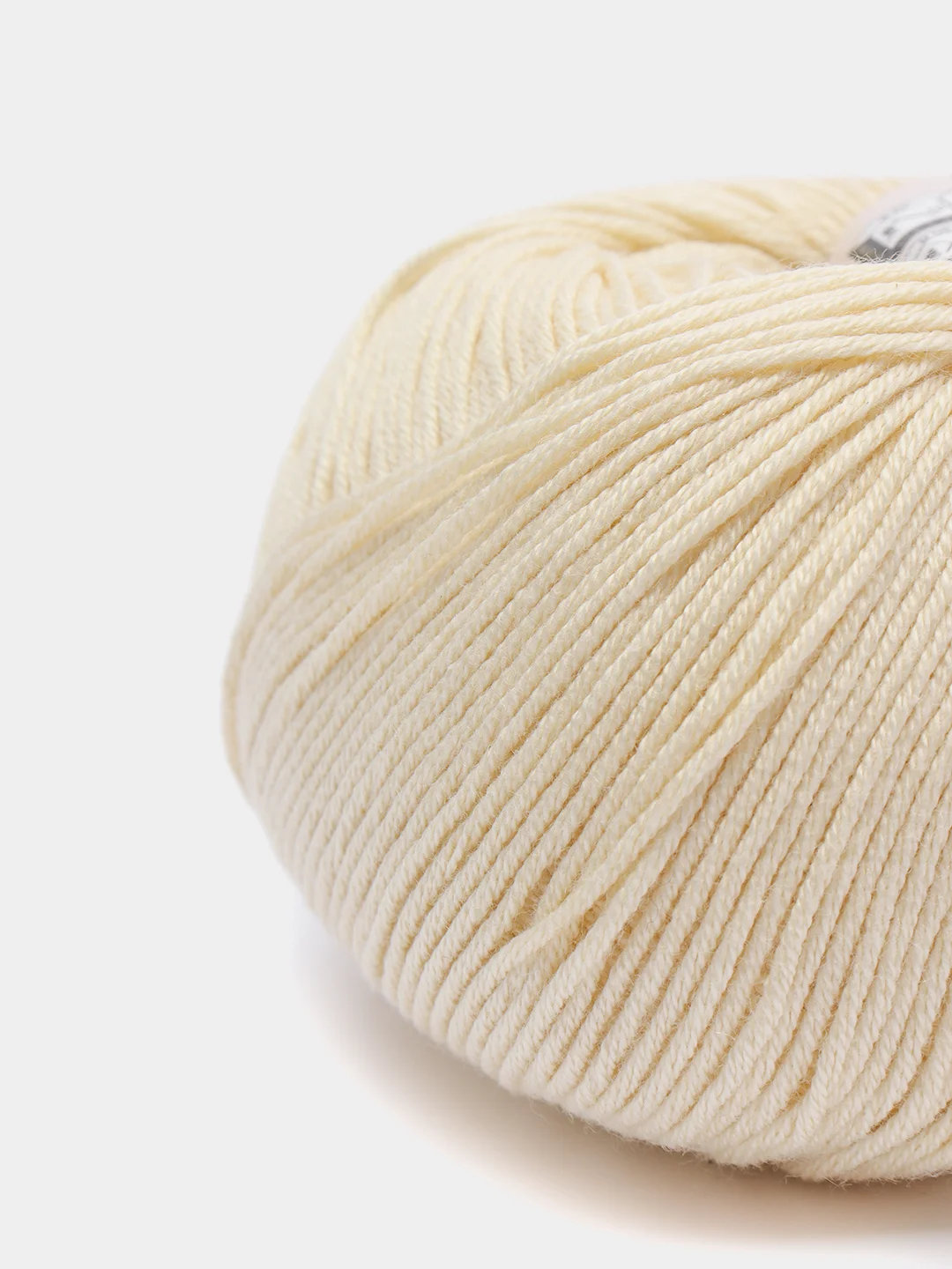 Кремовый пряжа YarnArt Baby cotton, 50 г, 165 м, акрил и хлопок