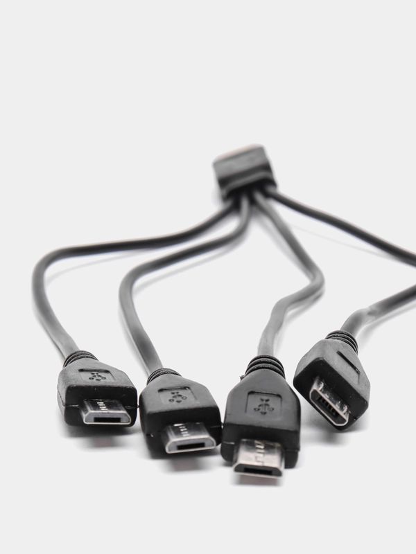 Кабель с 4 выходами Micro USB. шнур провод