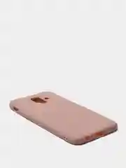 Бежевый чехол Samsung Galaxy A6 (2018), Самсунг Галакси А6 2018, силиконовый цветной матовый
