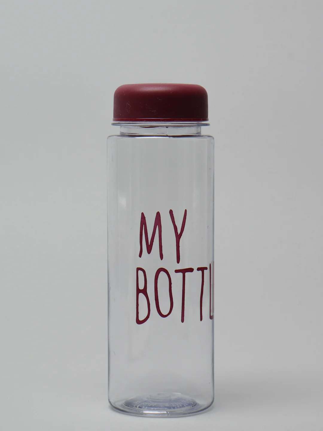 Тёмно-бордовый бутылка для воды "My bottle"/500 мл/19.5 х 6 см/Best Room