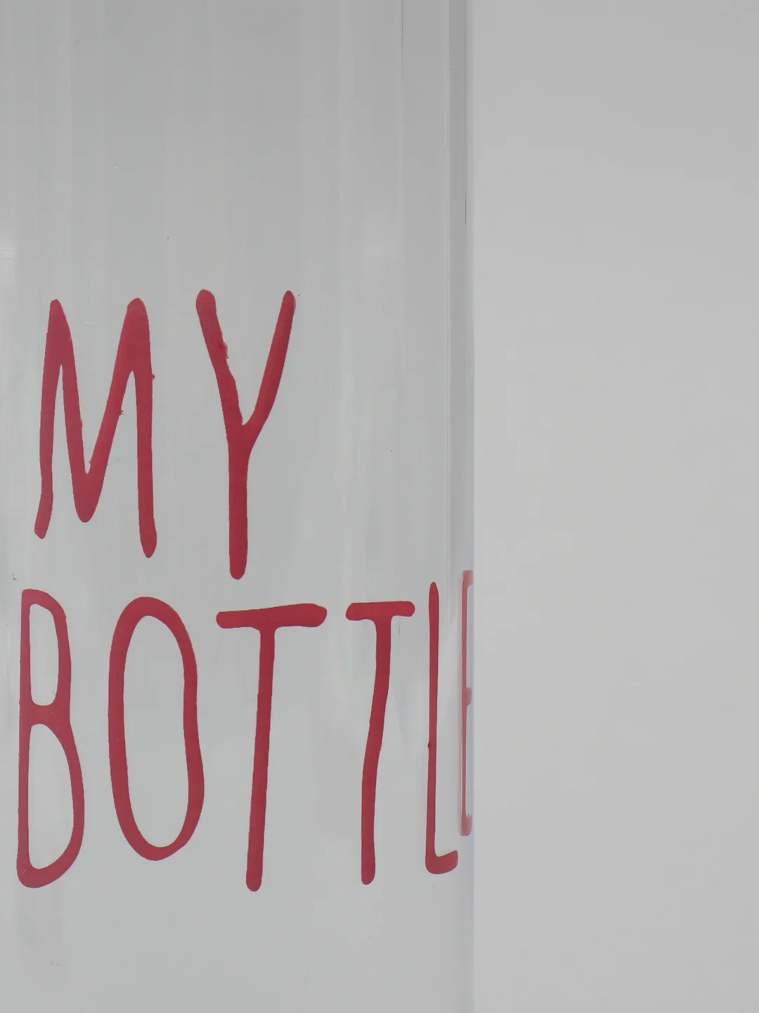Розовый бутылка для воды "My bottle"/500 мл/19.5 х 6 см/Best Room