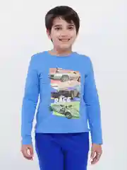 Лонгслив для мальчика с принтом "Hot Wheels"