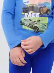 Лонгслив для мальчика с принтом "Hot Wheels"