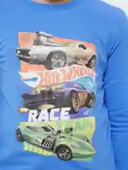 Лонгслив для мальчика с принтом "Hot Wheels"