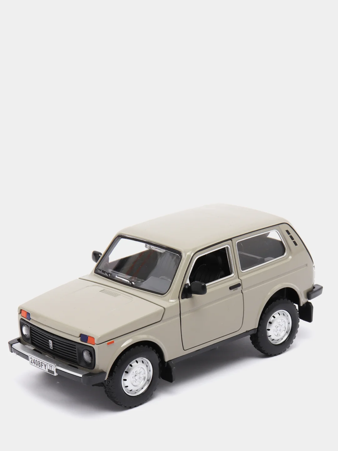 Песочный хаки модель автомобиля "Нива", 4 х 4