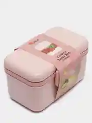 Розовый ланч-бокс "Compact", 800 мл, ёмкость для хранения, ланчбокс-контейнер для еды, сэндвичница
