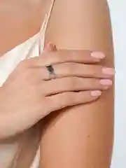 Бежевый меланж кольцо женское