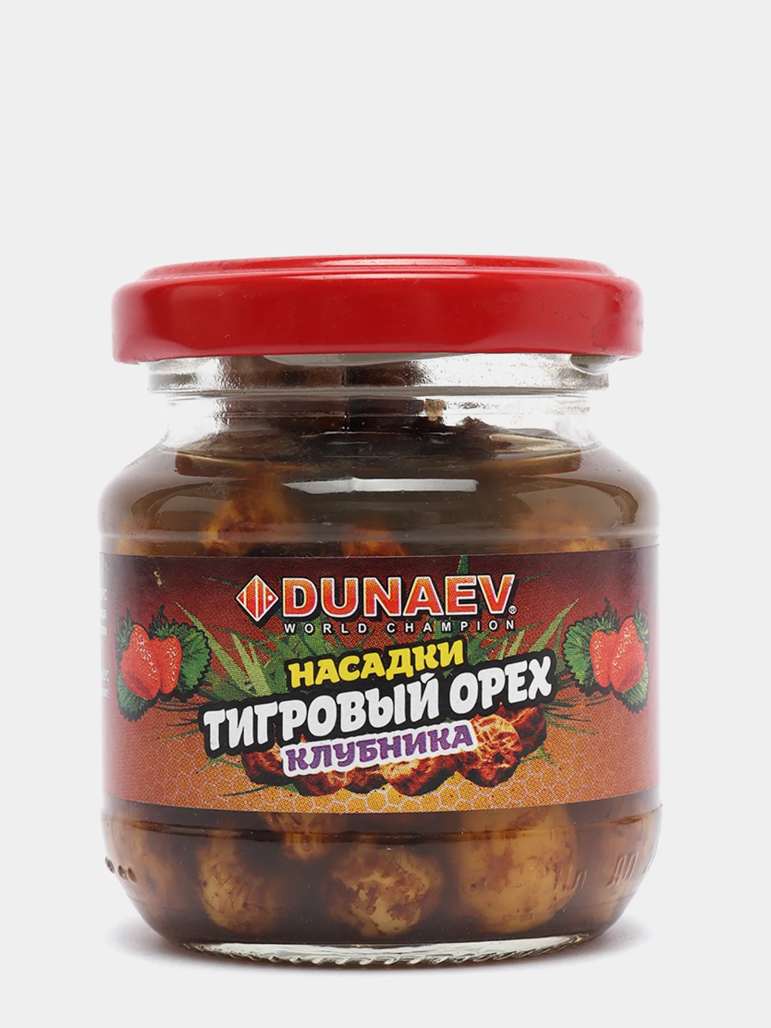 Насадка тигровый орех стеклянная банка Дунаев, прикормка для рыбалки, наживка фидерная