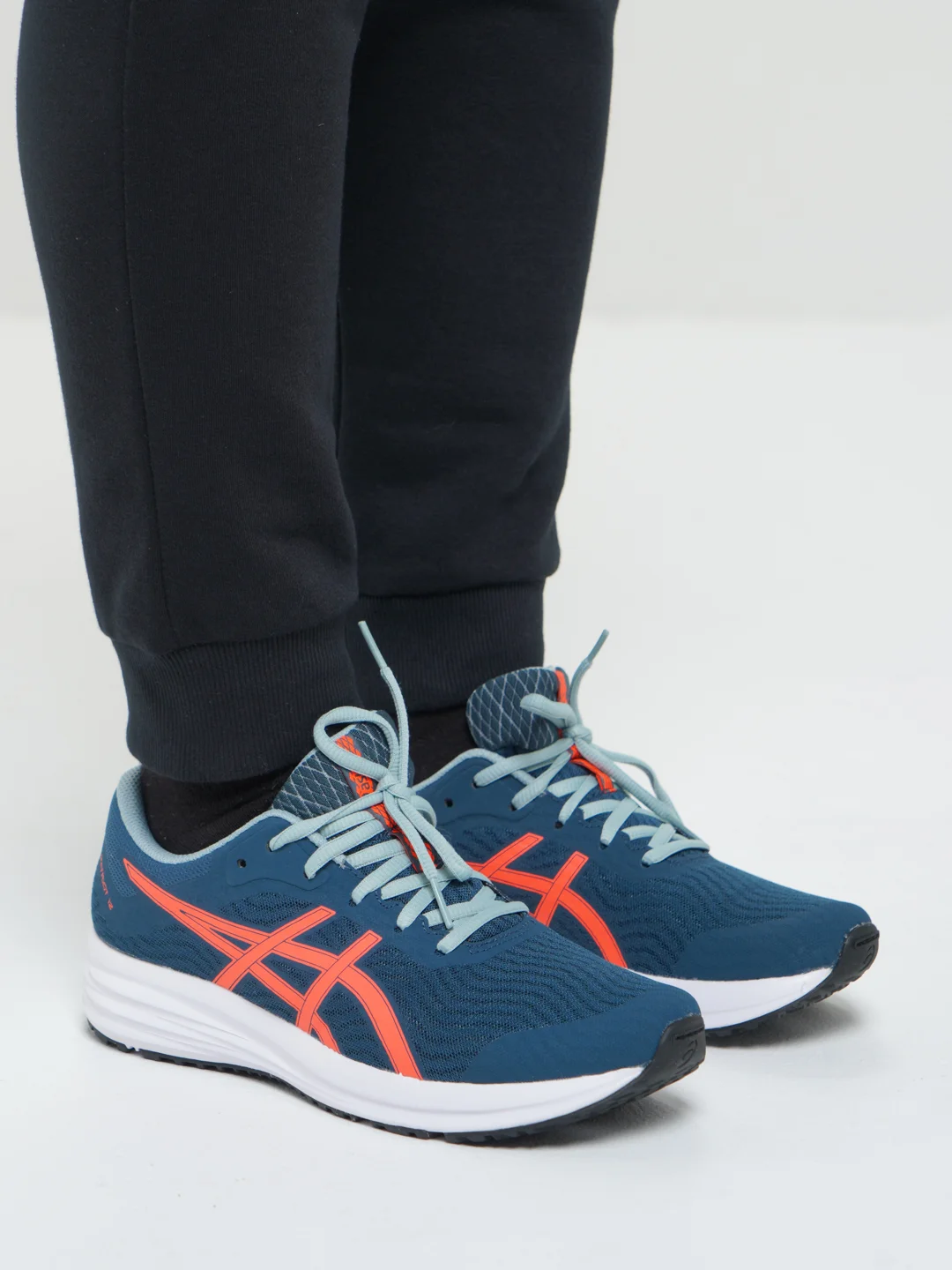 Синий кроссовки Asics Patriot 12 GS