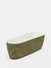 Оливковый горшок кашпо для цветов Бабочка 3D эффект