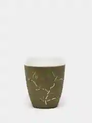 Оливковый горшок кашпо для цветов Бабочка 3D эффект