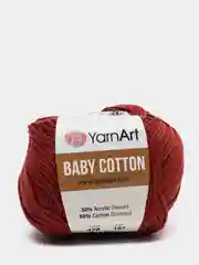 Светло-коричневый пряжа YarnArt Baby cotton, 50 г, 165 м, акрил и хлопок