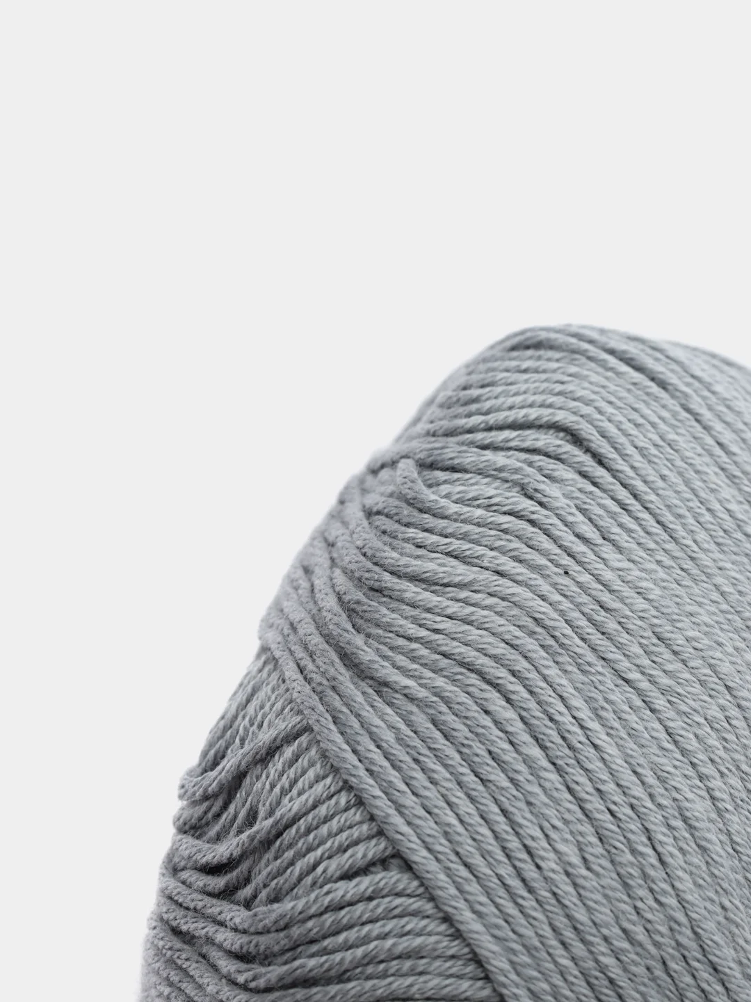 Серый пряжа YarnArt Baby cotton, 50 г, 165 м, акрил и хлопок