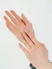 Кольцо из бисера "Сердце"