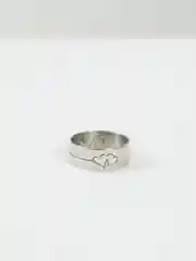 Серый кольцо женское
