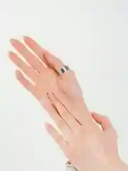 Серый кольцо женское