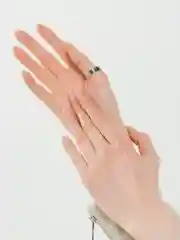Белый кольцо женское