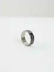 Тёмно-коричневый кольцо с надписью "Love"