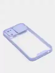 Лавандовый чехол Samsung Galaxy A02s, Самсунг Галакси А02с пластиковый прозрачный с защитой камеры