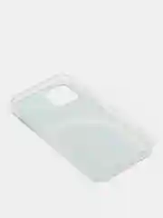 Синий чехол iPhone 12 / 12 Pro (6.1), 12 mini (5.4) силиконовый с мраморным рисунком