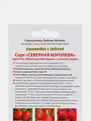 Семена Томат "Северная Королева" (Мязина) набор 1, 3, 5 уп