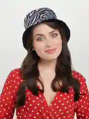 Черный панама двусторонняя