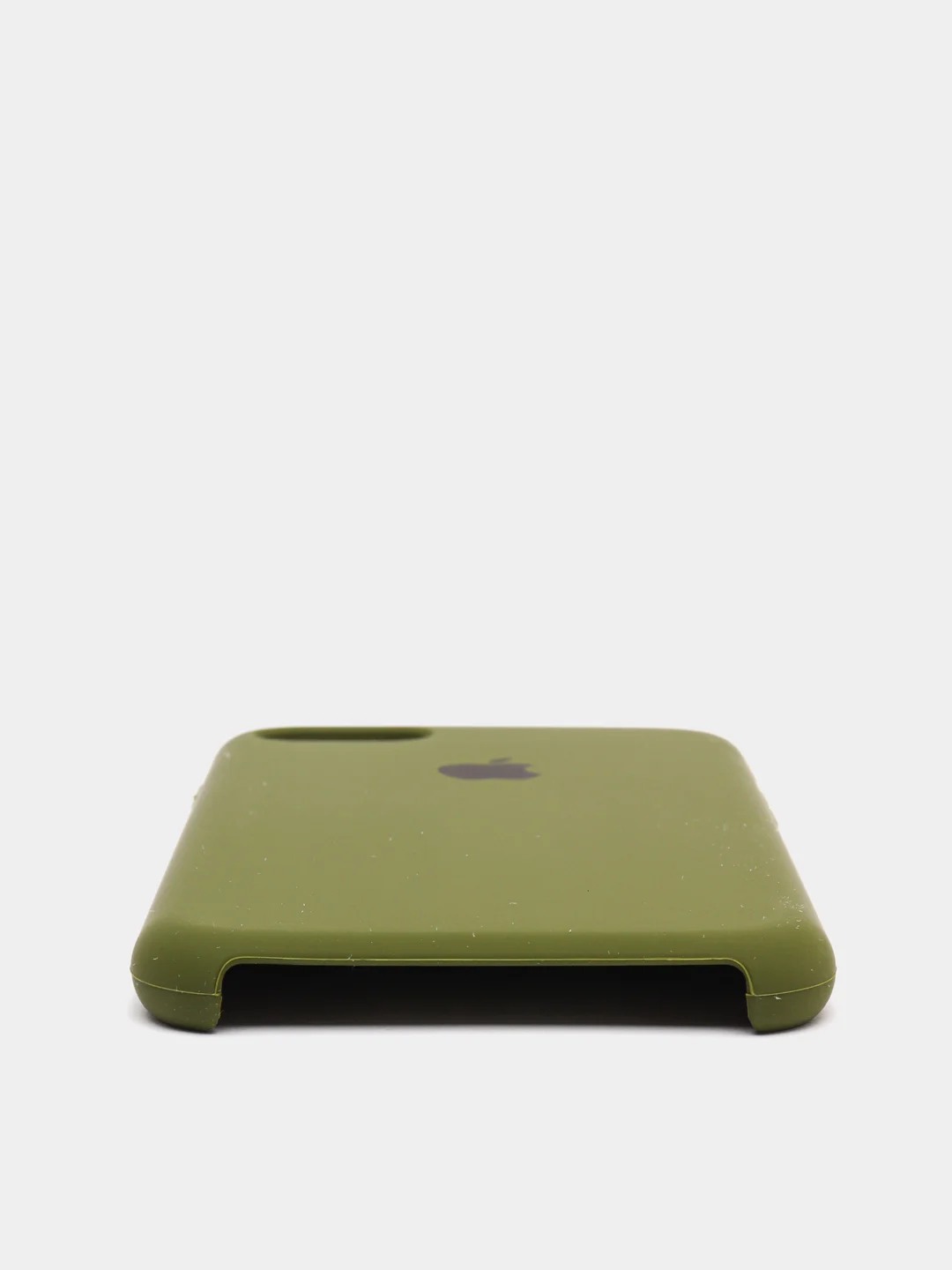 Хаки чехол Silicone Case для iPhone 7, 8, SE 2020, с открытым низом
