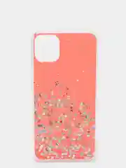 Красный чехол пластиковый iPhone 11 Pro, 11 Pro Max, с блестками