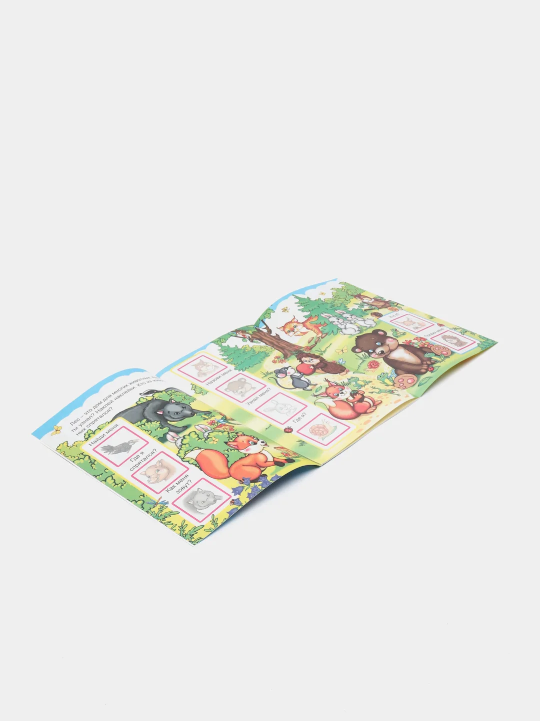 Лайм книга для детей 4-7 лет с наклейками, 12 стр., размер 22 x 16