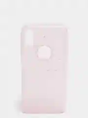 Конфетный чехол для Apple iPhone X / Xs, прозрачный, силиконовый, со стразами