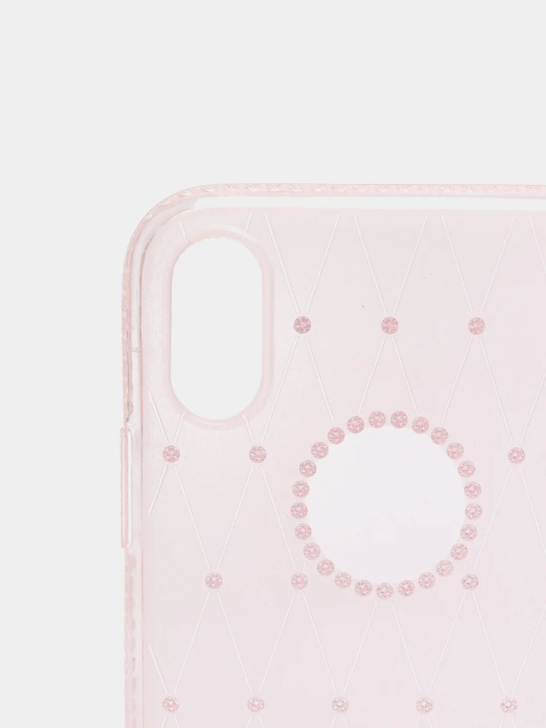 Конфетный чехол для Apple iPhone X / Xs, прозрачный, силиконовый, со стразами