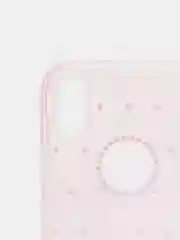 Конфетный чехол для Apple iPhone X / Xs, прозрачный, силиконовый, со стразами